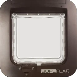 Sureflap Microchip Kattenluik - Kattenluik - 22x13x25 cm Bruin