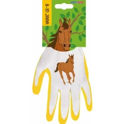 Talen Tools Handschoen Paard - Kinderhandschoen - Geel 8-10 Jaar