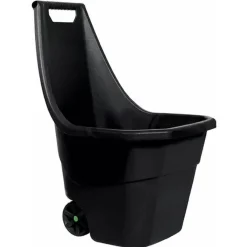 Talen Tools Tuintrolley - Kruiwagen - 58x50x85 cm 55 l Zwart