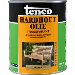 Tenco Hardhoutolie - Tuinbeits - 1 l Transparant Transparant
