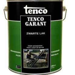 Tenco Tencogarant Lak - Zuur- en Alkalibestendige verf - 5 l Zwart Dekkend