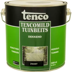 Tenco Tencomild Dekkend - Tuinbeits - 2.5 l Zwart Dekkend