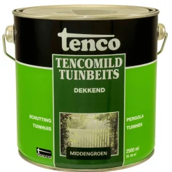 Tenco Tencomild Dekkend - Tuinbeits - 2.5 l Groen Dekkend
