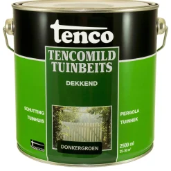 Tenco Tencomild Dekkend - Tuinbeits - 2.5 l Donkergroen Dekkend