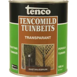 Tenco Tencomild Transparant - Tuinbeits - 1 l Kastanjebruin Transparant
