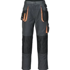 Terra Trend Job Heren Werkbroek Donkergrijs&Zwart&Oranje - Werkkleding
