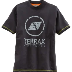 Terrax T-Shirt Zwart&Lime - Werkkleding