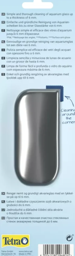 Tetra Magnet Cleaner Flat Blauw - Algenmagneet