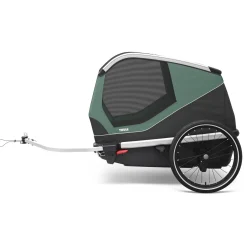 Thule Fietskar Bexey Groen&Zwart&Aluminium - Hondenfietskar