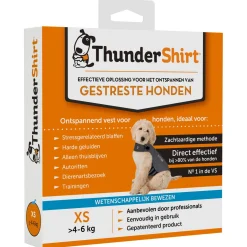 Thundershirt Ontspannend Vest Voor Gestreste Honden Grijs - Direct rustgevend