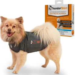 Thundershirt Ontspannend Vest Voor Gestreste Honden Grijs - Direct rustgevend