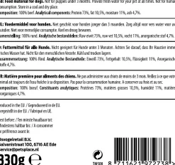 Timo Blokjes Runderhart Emmer - Hondensnacks - Rund 330 g