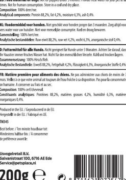 Timo Hert/Reehuid - Hondensnacks