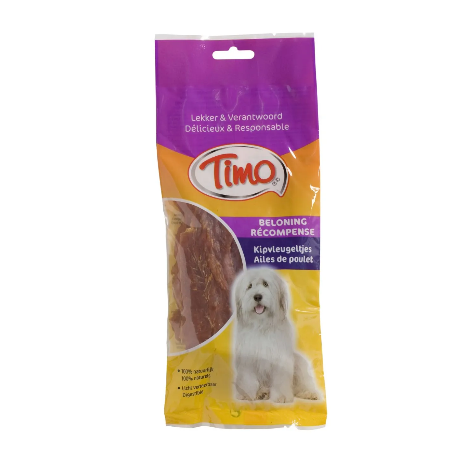 Timo Kipvleugeltjes - Hondensnacks - Kip 100 g