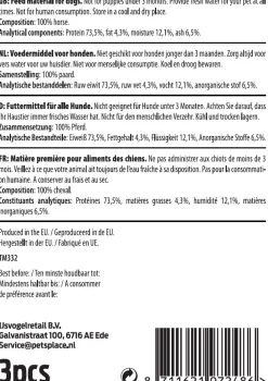 Timo Paardenoren - Hondensnacks - Paardenvlees 3 stuks