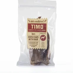 Timo Paardenoren Met Haar - Hondensnacks - Paardenvlees 3 stuks