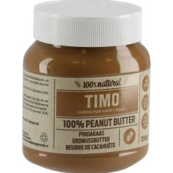 Timo Pindakaas 100% - Verwensnacks - Pindakaas 330 g