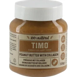Timo Pindakaas Met Collageen - Verwensnacks - Pindakaas 330 g