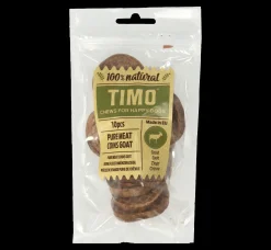 Timo Pure Meat Coins - Hondensnacks - Geit 5.2 cm 10 stuks