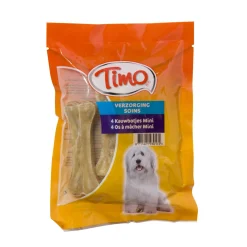 Timo Rund Kauwbotjes - Hondensnacks - Rund 10 cm 4 stuks Mini