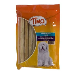 Timo Rund Kauwstaaf - Hondensnacks - Rund 20 cm 10 stuks Large