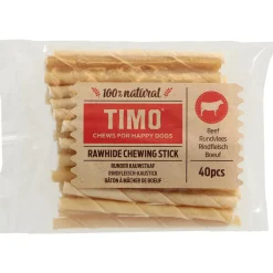 Timo Rund Kauwstaaf - Hondensnacks - Rund 13 cm 40 stuks Medium