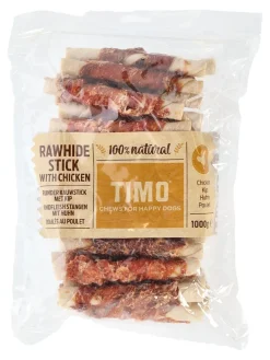 Timo Runder Kauwstick - Hondensnacks - Kip 14 cm 1000 g