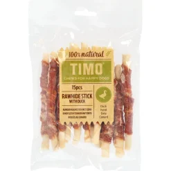Timo Runder Kauwstick - Hondensnacks - Eend 12 cm 150 g 15 stuks