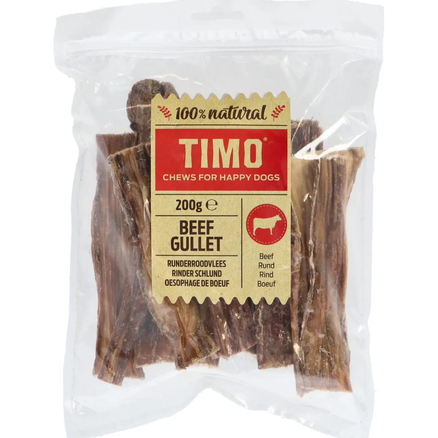 Timo Runderroodvlees - Hondensnacks - Rund 200 g