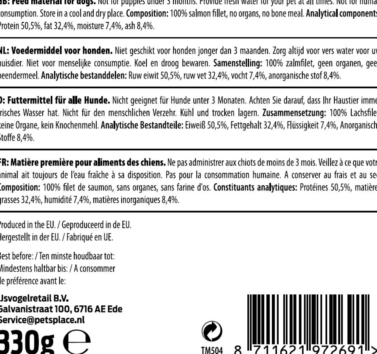 Timo Trainers Zalm - Hondensnacks