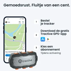 Tractive Gps Tracker Dog Xl Adventure - Hondenlocatievinder - 97x51x24 mm 115 g Grijs Geschiktvoorhonden><noscript><img width=