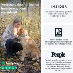 Tractive Gps Tracker Dog Xl - Hondenlocatievinder - 89x51x24 mm Groen Geschikt Voor Honden ><noscript><img width=