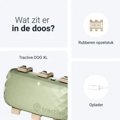 Tractive Gps Tracker Dog Xl - Hondenlocatievinder - 89x51x24 mm Groen Geschikt Voor Honden ><noscript><img width=