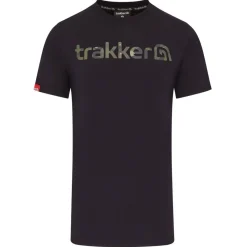 Trakker Cr Logo T-Shirt Black Camo - Shirts