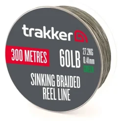 Trakker Sinking Braid Reel Line 13.6kg 300 m - Gevlochten lijn