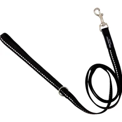 Tre Ponti Economic Lijn Reflecterend - Hondenriem - 125 cm Zwart Reflectie