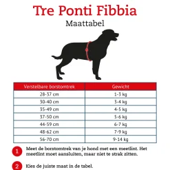 Tre Ponti Fibbia Basic Tuig - Hondenharnas
