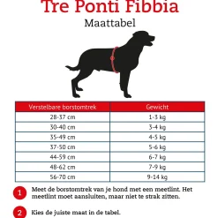 Tre Ponti Fibbia Basic Tuig - Hondenharnas