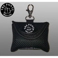 Tre Ponti Poepzak Tasje Inclusief 15 Zakjes - Hondenpoepzakjes - Zwart 7-8 Cm