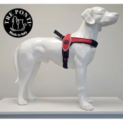 Tre Ponti Primo Tuig Rood&Reflecterend - Hondenharnas