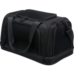 Trixie Airline Tas Plane 28x25x44cm - Hondendraagtas - 28x25x44 cm Zwart