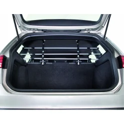 Trixie Autorek Met Hoofdsteun Fixatie - Hondenautoaccessoire - 172 cm Zilver Zwart