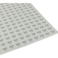 Trixie Bakmat Met Hartjes - Snackmat - 38x28 cm Grijs