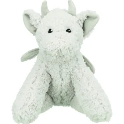 Trixie Be Eco Draak Elwin - Hondenspeelgoed - 28 cm Wit