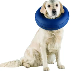 Trixie Beschermkraag Opblaasbaar Blauw - Beschermnekkraag