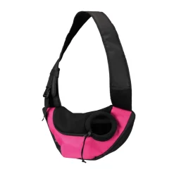 Trixie Buikdrager Sling - Hondendraagtas - 50x25x18 cm Pink Zwart