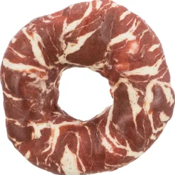 Trixie Denta Fun Marbled Beef Chewing Ring - Hondensnacks - Rund Ø10 cm 110 g