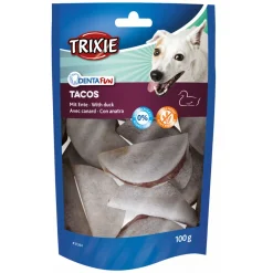 Trixie Denta Fun Tacos - Hondensnacks - Eend 5.5 cm 100 g