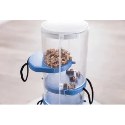 Trixie Dog Activity Gambling Tower Strategiespel - Hondenspeelgoed - Ø25 cm Dark Navy Wit Lichtblauw Level 2