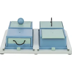 Trixie Dog Activity Poker Box 1 Strategiespel - Hondenspeelgoed - 31x31 cm Dark Navy Wit Level 2